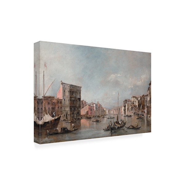 Guardi 'The Grand Canal In Venice' Canvas Art,30x47